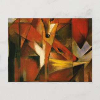 Postal Franz Marc - Foxes
