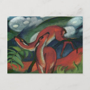Postal Franz Marc - Red Deer II