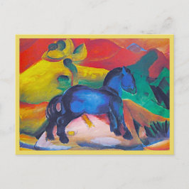 Postal Franz Marc, The Blue Pony, Arte