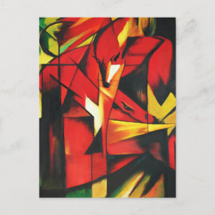 Postal Franz Marc The Fox Postcard