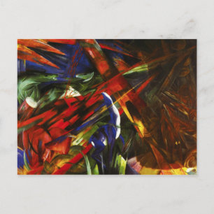 Postal Franz Marc Tierschicksale Postcard