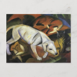 Postal Franz Marc - Un perro
