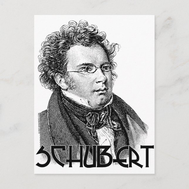 Postal Franz Schubert (Anverso)