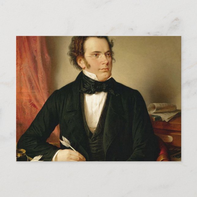 Postal Franz Schubert (Anverso)