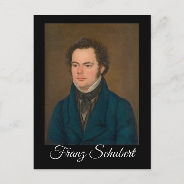 Postal Franz Schubert (Anverso)