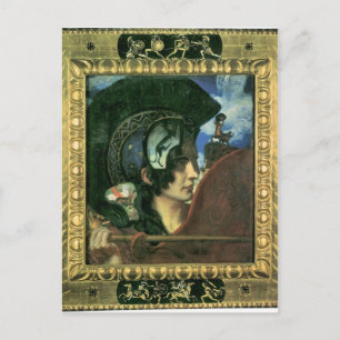 Postal Franz von Stuck - Luchando contra el amazón