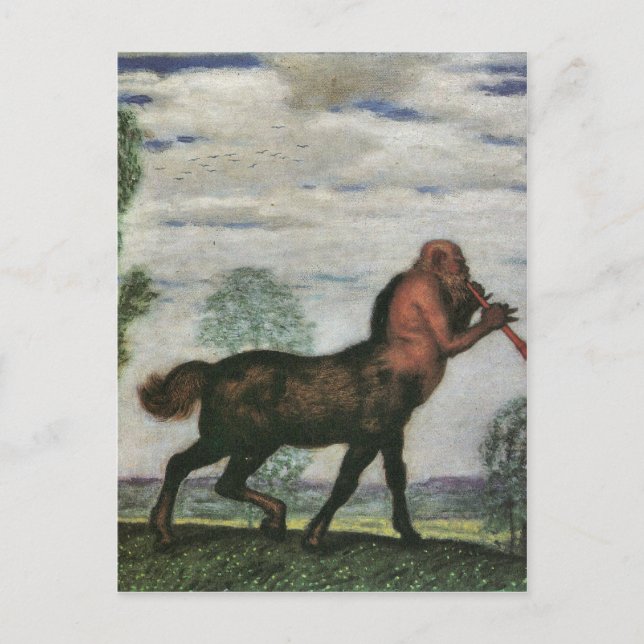 Postal Franz von Stuck - Primavera (Anverso)