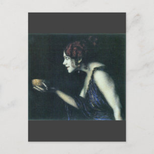 Postal Franz von Stuck - Tilla Durieux as Circe