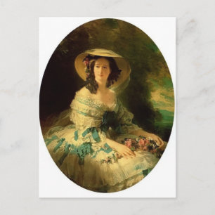 Postal Franz Winterhalter - Eugénie de Montijo