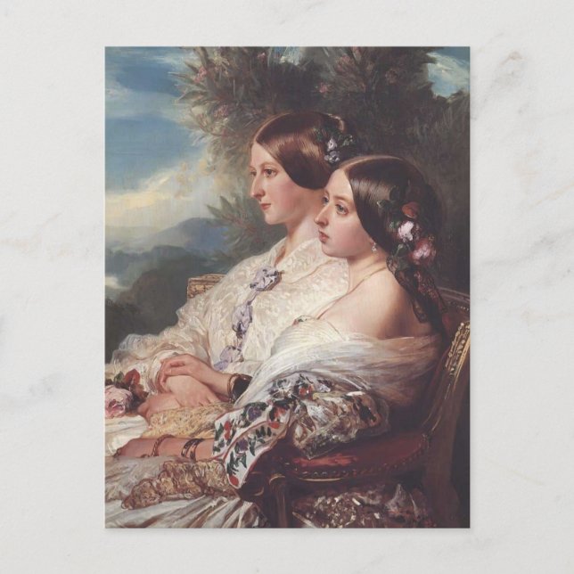Postal Franz Winterhalter - Los Primos (Anverso)
