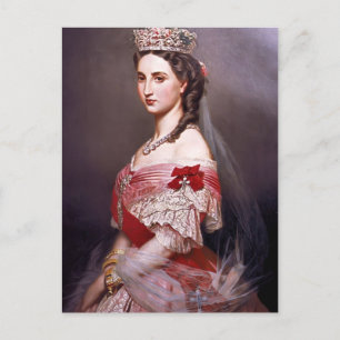 Postal Franz Winterhalter - Retrato de Charlotte, Bélgica