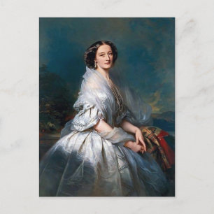 Postal Franz Winterhalter - Retrato de Eliza Franciszka