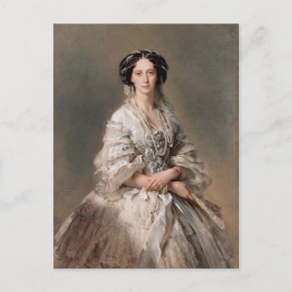 Postal Franz Winterhalter - Retrato de la emperatriz Marí