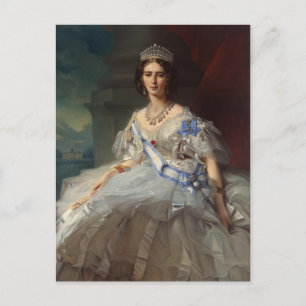 Postal Franz Winterhalter - Retrato de la princesa Tatian