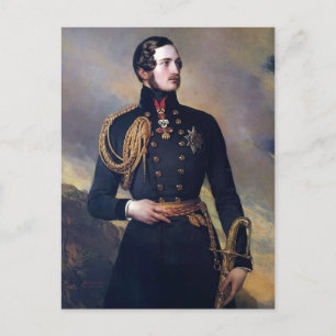 Postal Franz Xaver Winterhalter - Príncipe Alberto