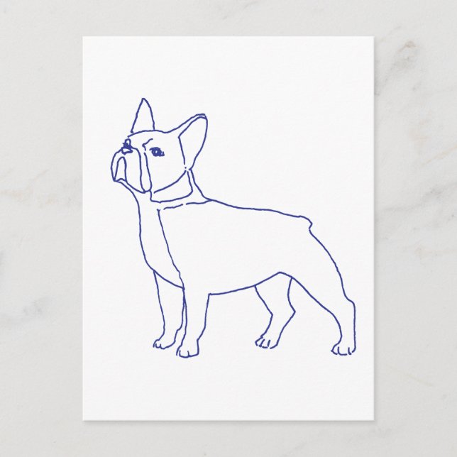 Postal Französische Bulldogge (Anverso)