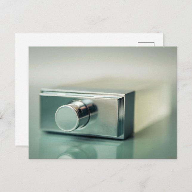 Postal Frasco de perfume de moda (Anverso / Reverso)