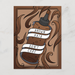 Postal Frasco de tinte de tatuaje de Personalizado de pel