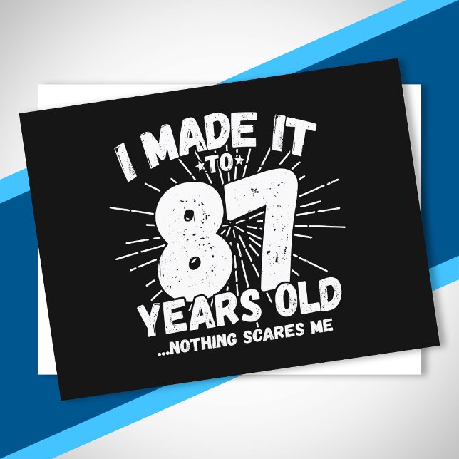 Postal Frase divertida para el cumpleaños 87 sarcástica p (Subido por el creador)