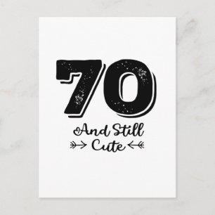 Postal frasecita genial y linda para el cumpleaños 70