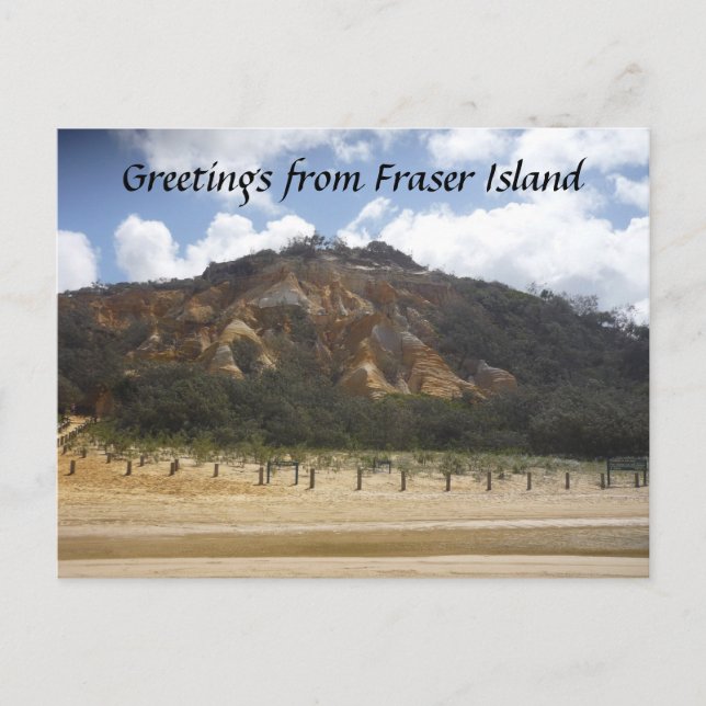 Postal fraser pinnacle saludos (Anverso)