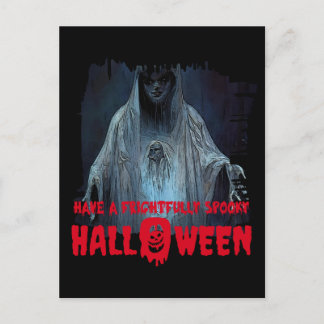 Postal Frases ingeniosas de fantasmas de Halloween