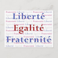 Fraternidad por la Igualdad de Libertad 14 Postale