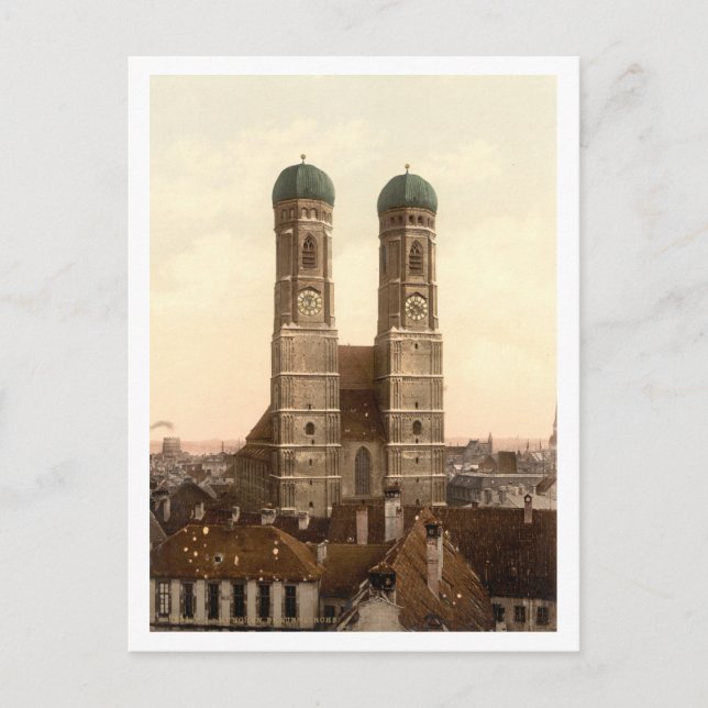 Postal Frauenkirche, Munich, Baviera, Alemania (Anverso)