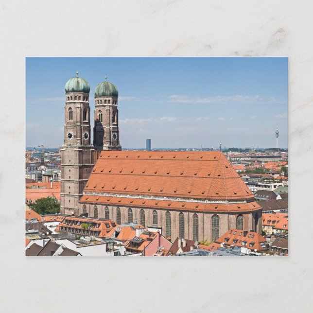 Postal Frauenkirche Munich de Peterfalche (Anverso)