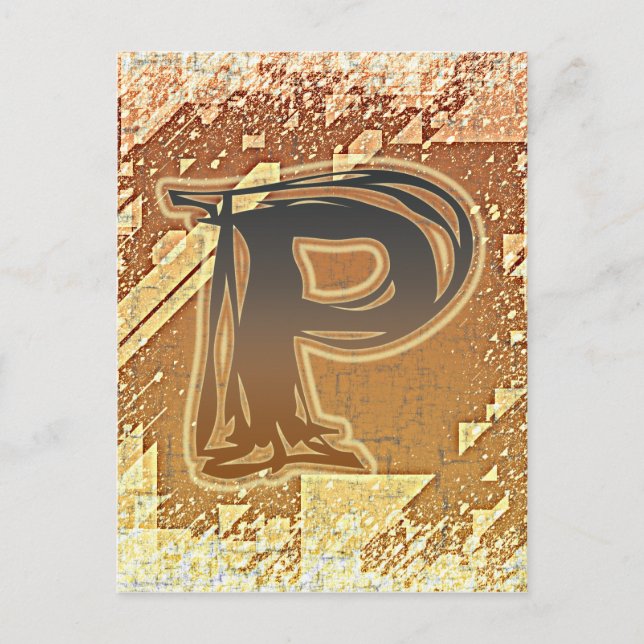 POSTAL FRAZZLE MONOGRAM P (Anverso)