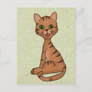 Postal freche Katze