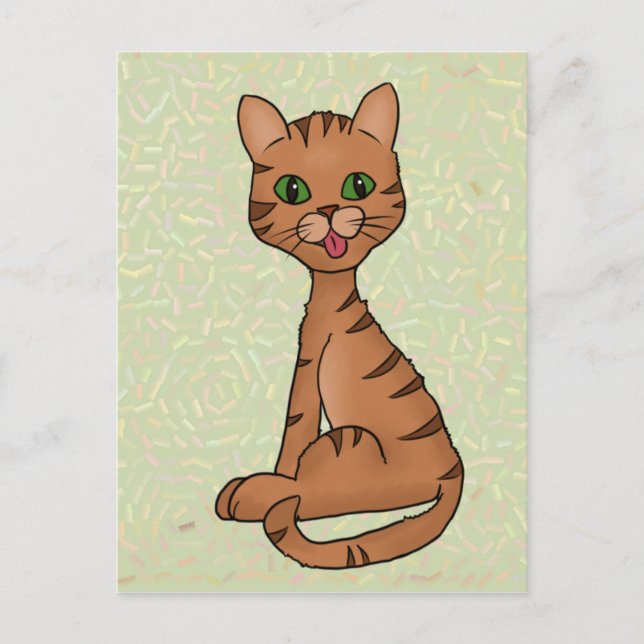 Postal freche Katze (Anverso)