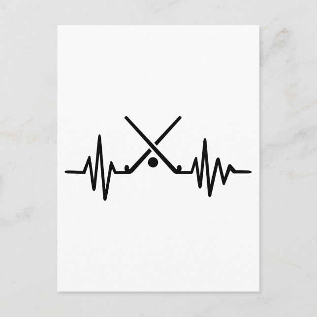 Postal Frecuencia de hockey sobre hierba (Anverso)