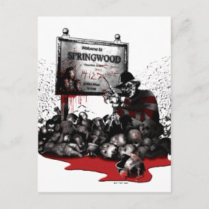 Postal Freddy vs Jason   Bienvenido a Springwood