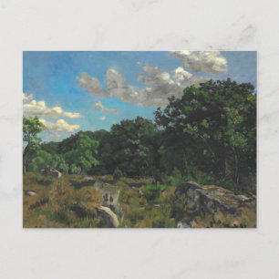 Postal Frederic Bazille - Paisaje en Chailly
