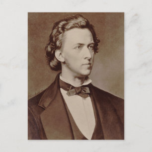 Postal frederic chopin