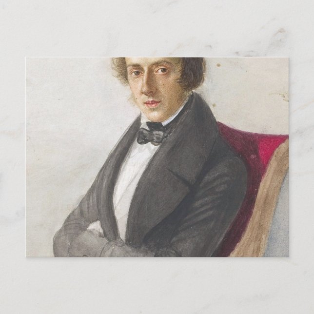 Postal Frédéric Chopin (Anverso)