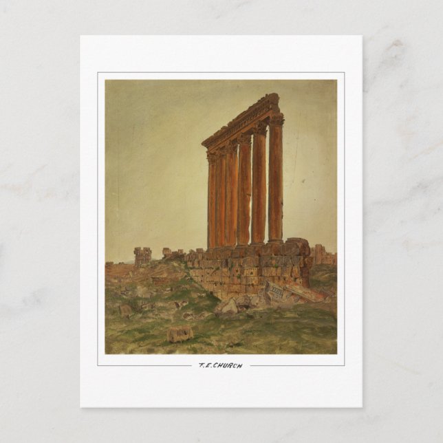 Postal Frederic Edwin Church #148 - Arte Refinado (Anverso)