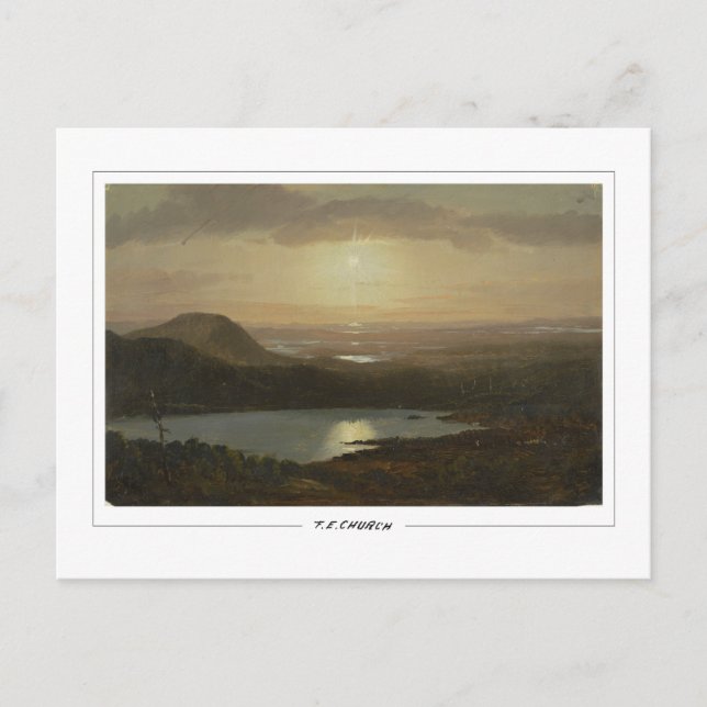Postal Frederic Edwin Church #231 - Arte fino (Anverso)