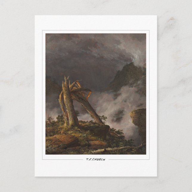 Postal Frederic Edwin Church #2 - Arte fino (Anverso)
