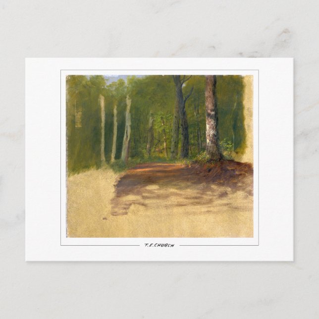 Postal Frederic Edwin Church #388 - Arte fino (Anverso)