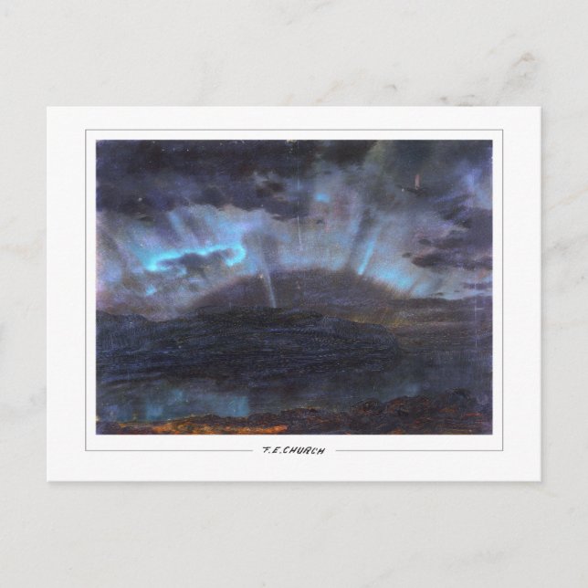 Postal Frederic Edwin Church #392 - Arte fino (Anverso)