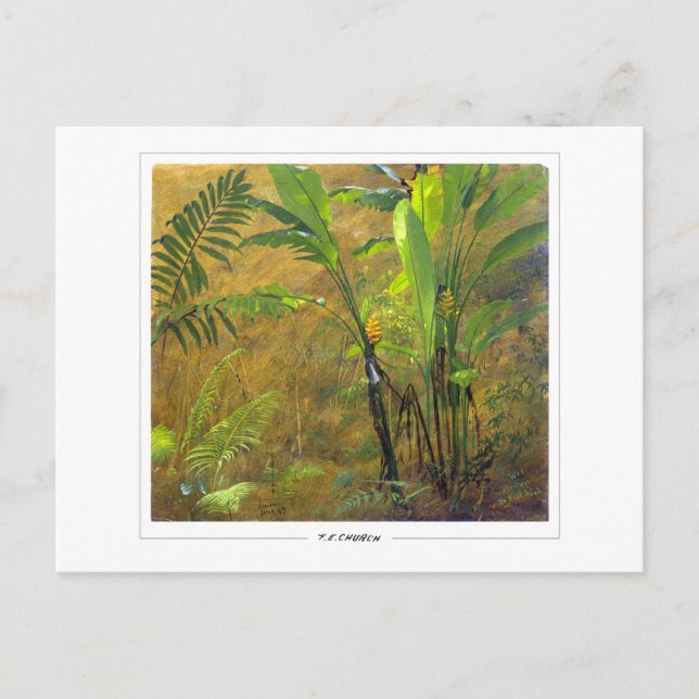 Postal Frederic Edwin Church #651 - Arte fino (Anverso)