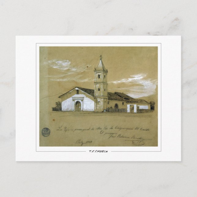 Postal Frederic Edwin Church #755 - Arte Refinado (Anverso)