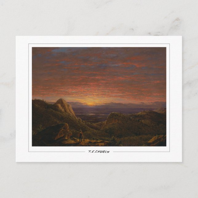 Postal Frederic Edwin Church #764 - Arte fino (Anverso)