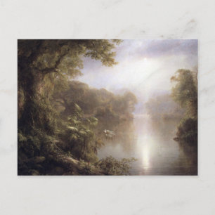 Postal Frederic Edwin Church - Mañana en los trópicos
