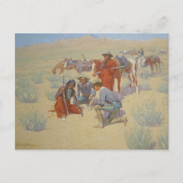 Postal Frederic Remington Art (Anverso)