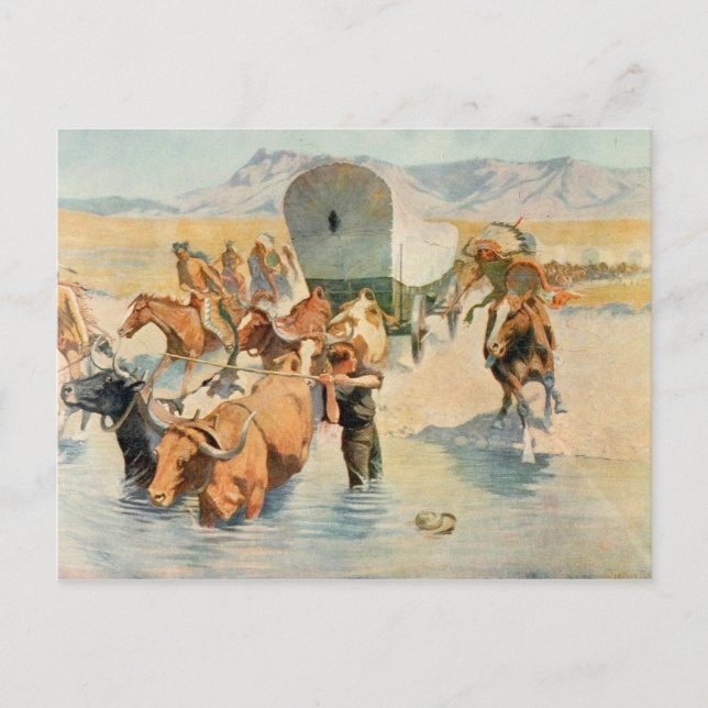 Postal Frederic Remington Art (Anverso)
