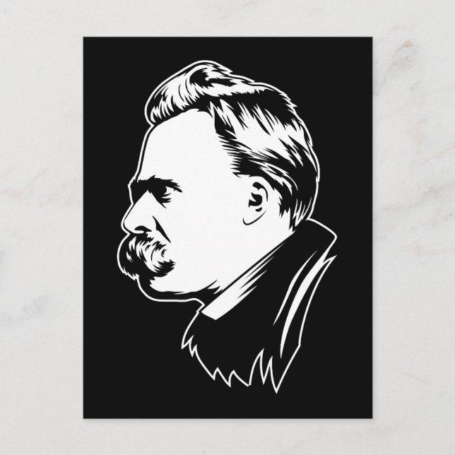 Postal Frederich Nietzsche Portrait Mousepad (Anverso)