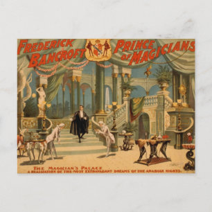 Postal Frederick Bancroft, "El Palacio del Magician"